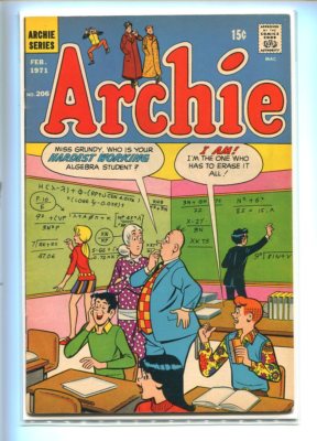 ARCHIE #206 HI GRADE HILARIOUS COVER GEM | eBay