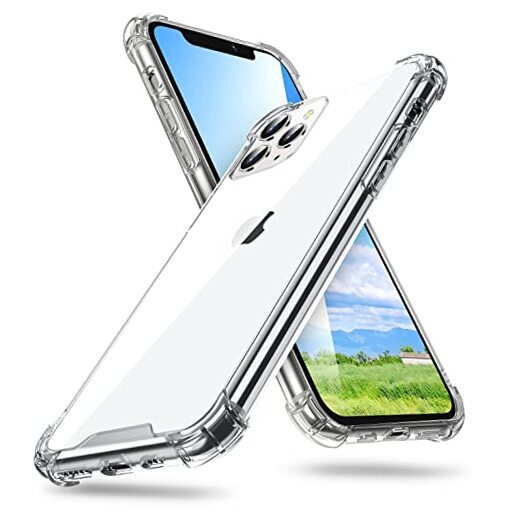 for iPhone 11 Pro Max Case Clear,with 4 Corners Shockproof Crystal Clear