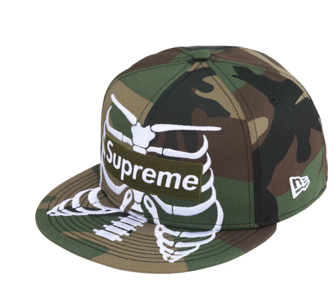 Logo boîte os Supreme x New Era 5950 New Era taille 7 1/2 camouflage