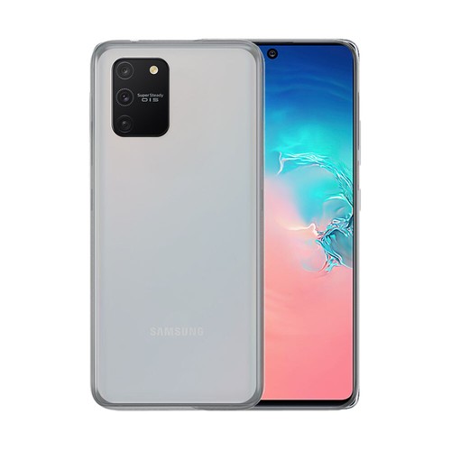 Funda protectora transparente de gel de silicona para teléfono Samsung Galaxy S10 Lite/A91 - Imagen 2 de 12