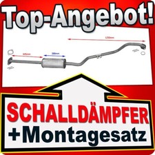 Mittelschalldämpfer für NISSAN ALMERA TINO (V10) 1.8 16V Auspuff