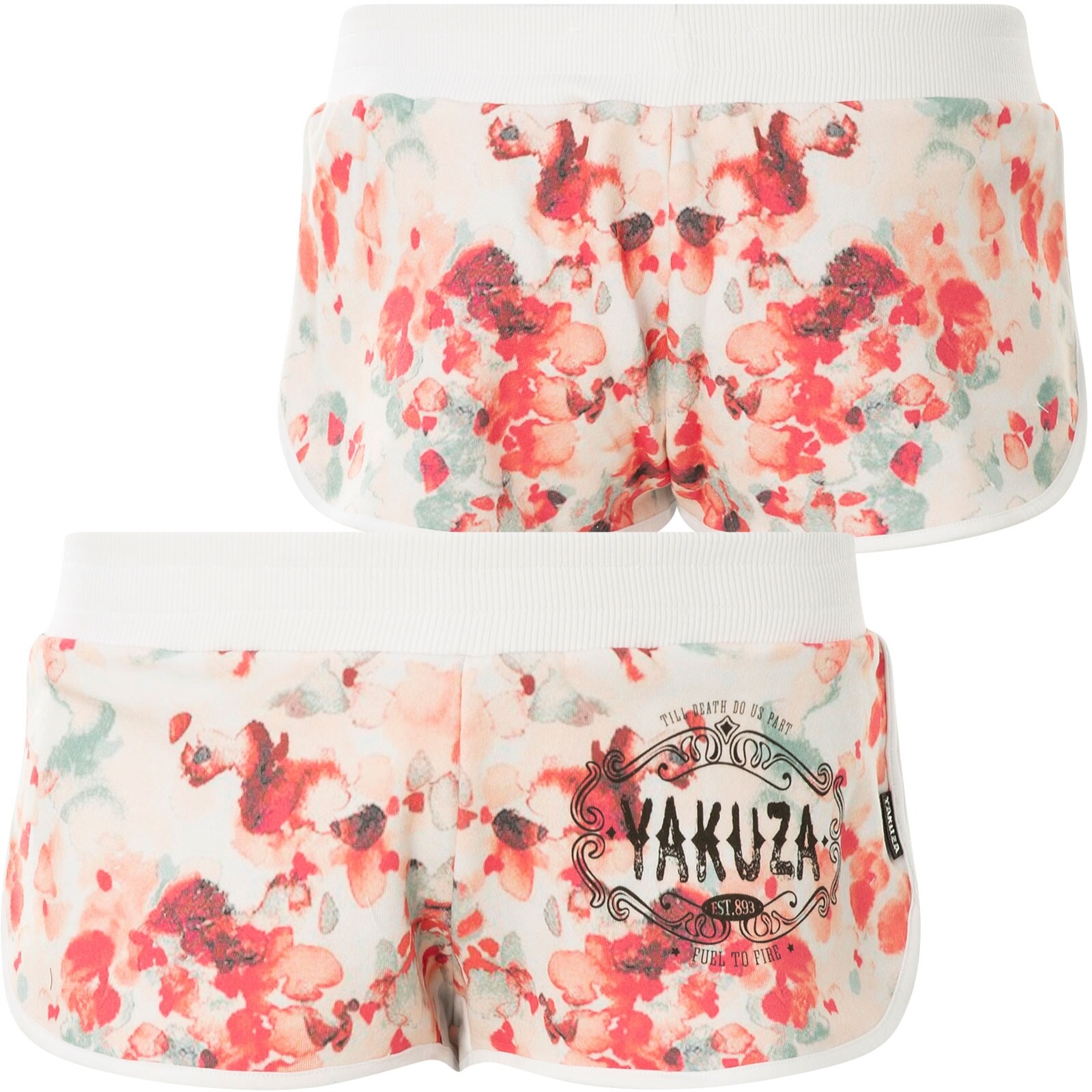 Спортивные шорты YAKUZA Petals GSSB-20135 White Белые женские 5090₽