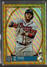 2021 Gypsy Queen Chrome Box Toppers Gold Refractors #124 Cristian Pache /50