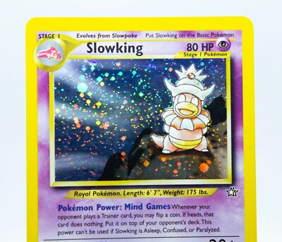 SLOWKING 14/111 Holo Rare Neo Genesis Set 2000 - Pokemon Card WOTC