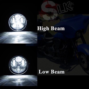 Fury Daymaker LED Headlight For Honda VT1300, Fury, Sabre, Insterate, Stateline - Picture 7 of 11