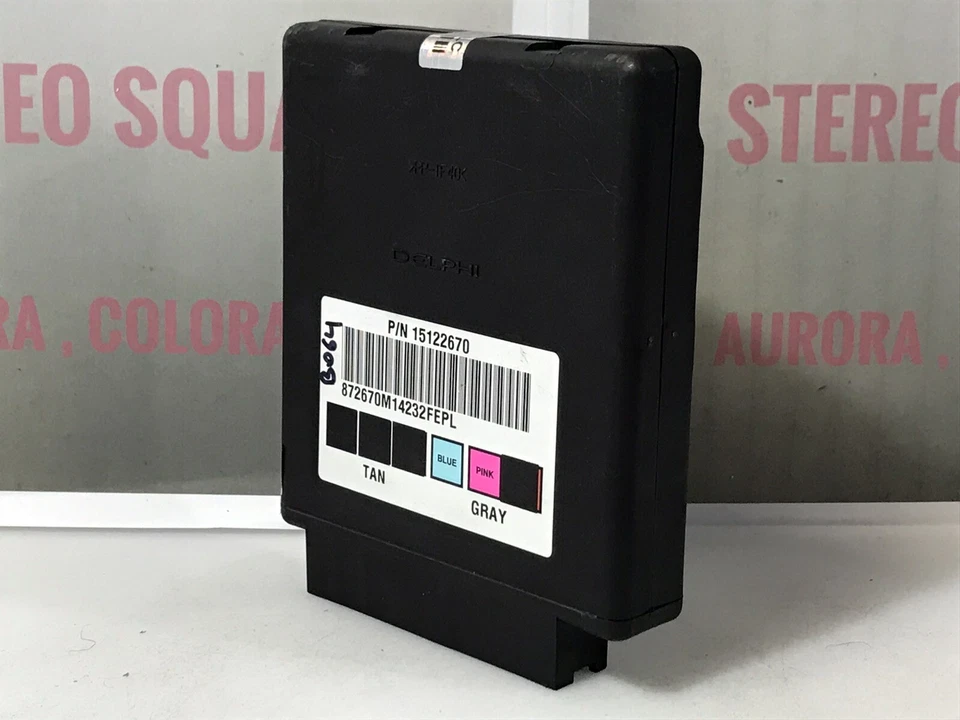 PROGRAMADO 03-05 GMC ENVIADO CUERPO MÓDULO DE CONTROL BCM BCU 15122670 "B064" Foto 2 de 4