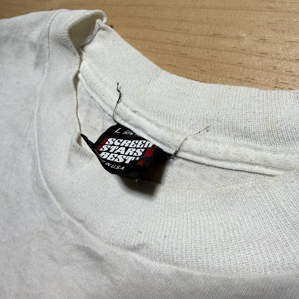 Camiseta Vintage Años 80 90 MICHAEL WARNKE TOUR CULTO SATANISMO OCULTO Talla Grande Foto 3 de 4