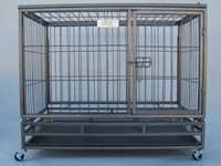 Go Pet Club Heavy Duty Mobile Metal Pet Cage Go Pet Club Heavy Duty Mobile Metal Pet Cage
