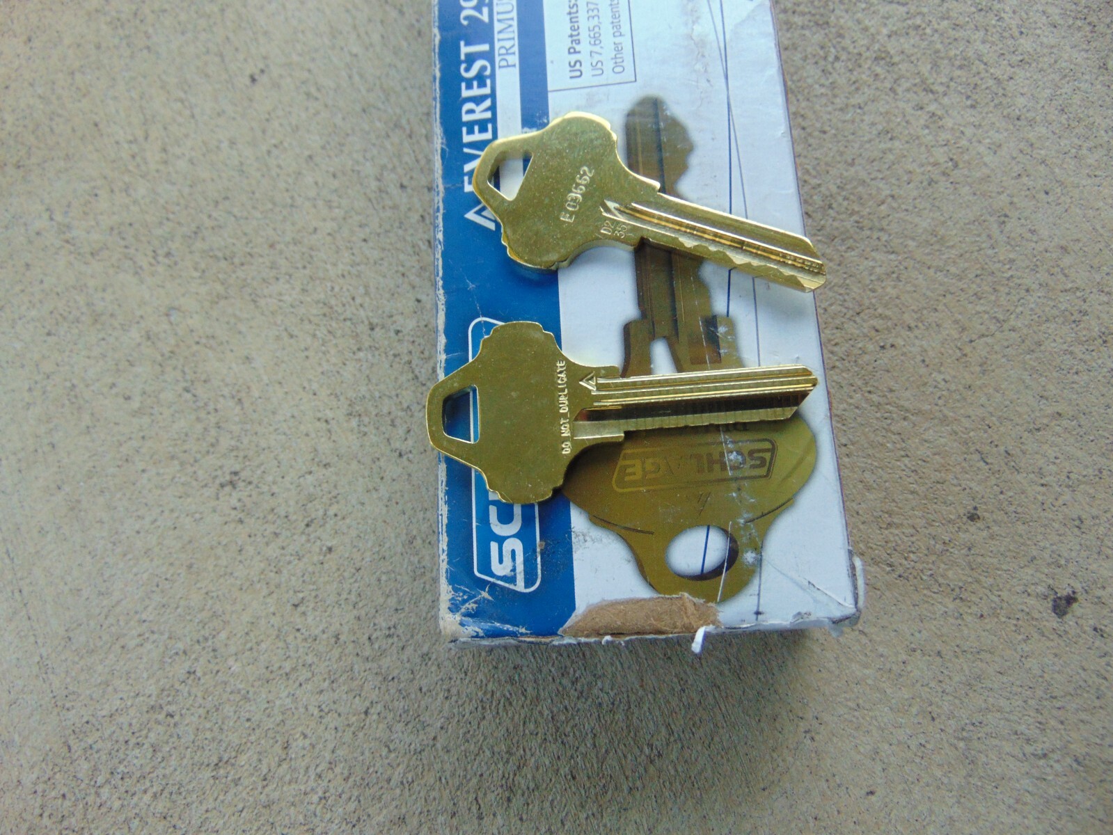 50 KEYS EVEREST PRIMUS SCHLAGE D235 KEYS UNCUT LOCKSMITH | eBay