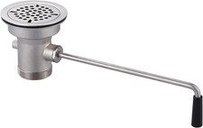 Commercial Sink Drain: 3-1/2" Sink Opening Waste Drain Valve