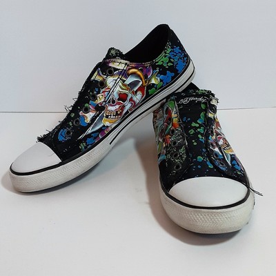 black no lace sneakers