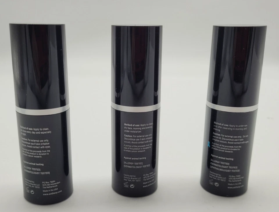 Tratamientos faciales para el cuidado de la piel Anthony High Performance Age Defying Trio para hombre Foto 4 de 4