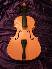 FOR REPAIR - PINK 23 Inches FULL SIZE 4/4 VIOLIN with TRAVEL Zipper CASE - READ 