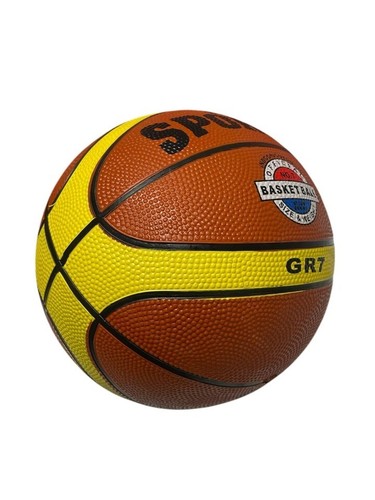 BASKETBALL FULL SIZE 7 INDOOR OUTDOOR FUN JUNIOR KIDS ADULT BALL ,PUMP BRAND NEW - Picture 4 of 8