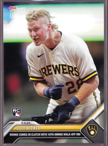 2023 Topps Now 394 Joey Wiemer