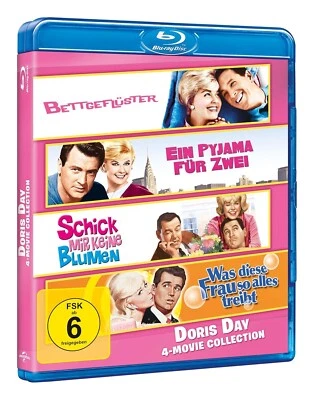 Bettgeflüster / Ein Pyjama für Zwei / Schick mir keine Blumen[Blu-ray/Neu/OVP]