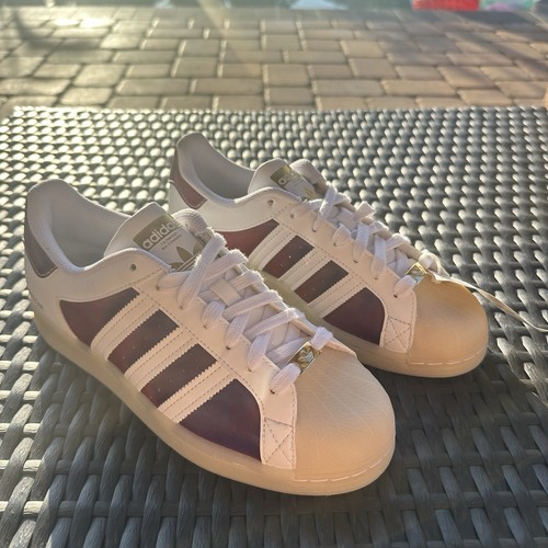 Adidas Superstar Red Color-Shifting Print Men's Athletic Shoes H00236 Size 7 - Picture 2 of 16