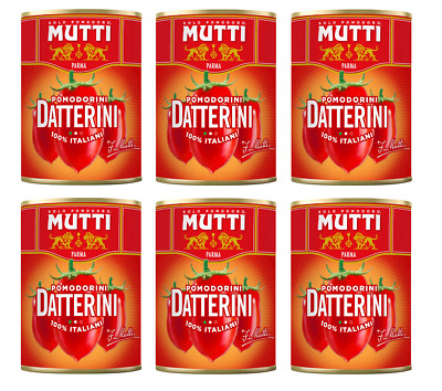 6x Mutti Pomodorini Datterini Kirschtomaten Datterini italienisches Sauce 400g