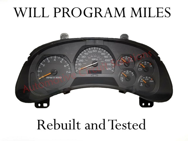 2003 trailblazer speedometer not working