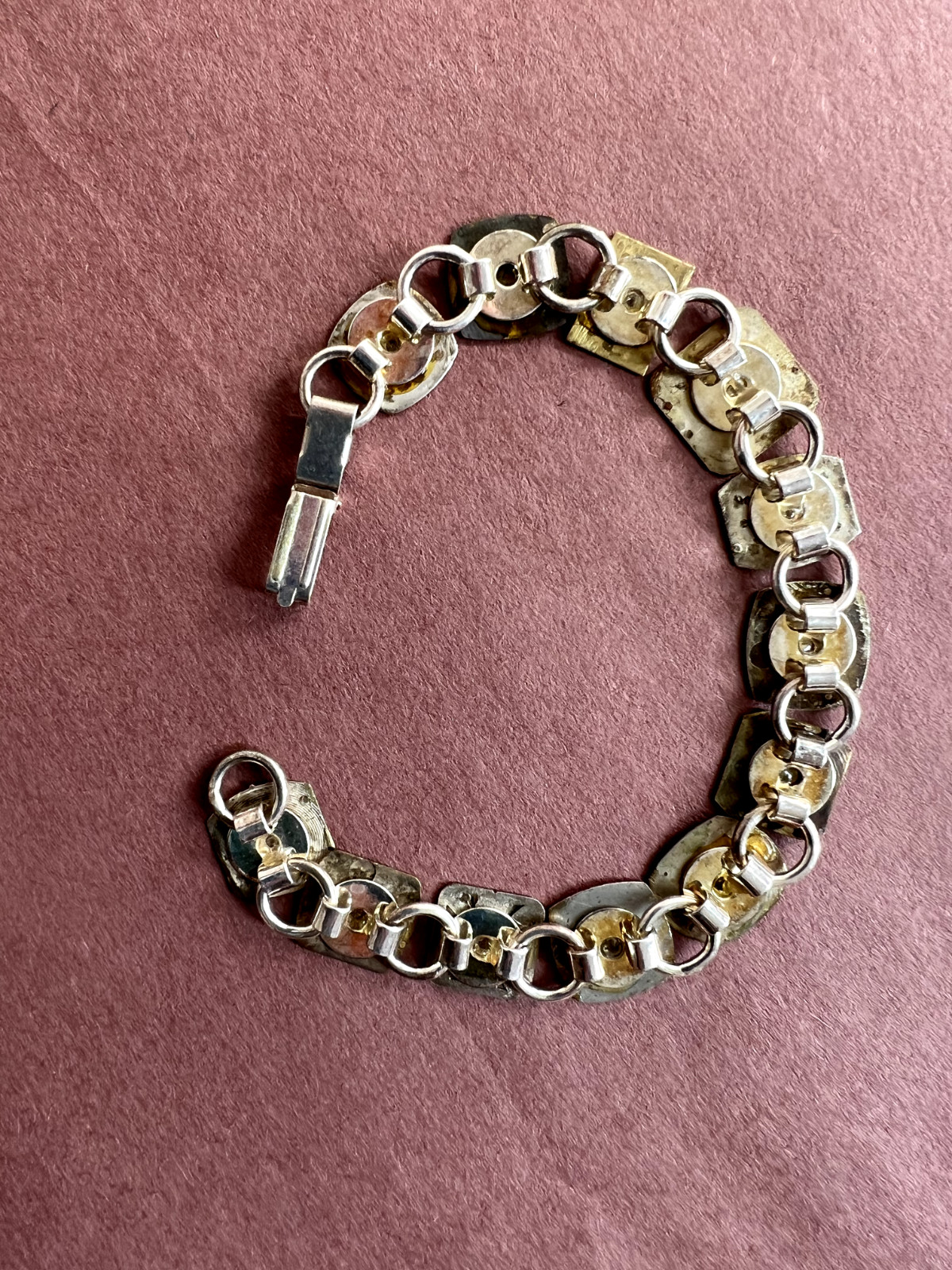 Unique Statement Vintage Multi Watch Face Bracele… - image 14