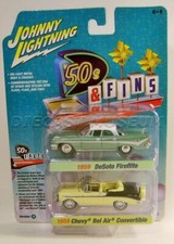 1959 '59 FIREFLITE 1955 '55 BEL AIR 50S  FINS 2 PACK JOHNNY LIGHTNING 2022