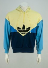 Vintage Adidas Colorado Colorblock Hoodie Pullover Size XS Trefoil Firebird