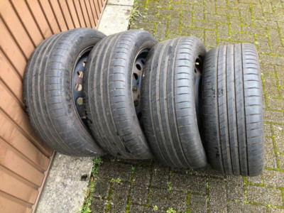 4xkomplette Sommerreifen+Felgen 205/55R16 91W für Toyota Allion,Avensis usw 