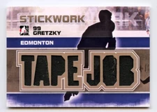 2013-14 ITG Stickwork Tape Job Gold Version 1/1 - #TJ06 Wayne Gretzky 1/1