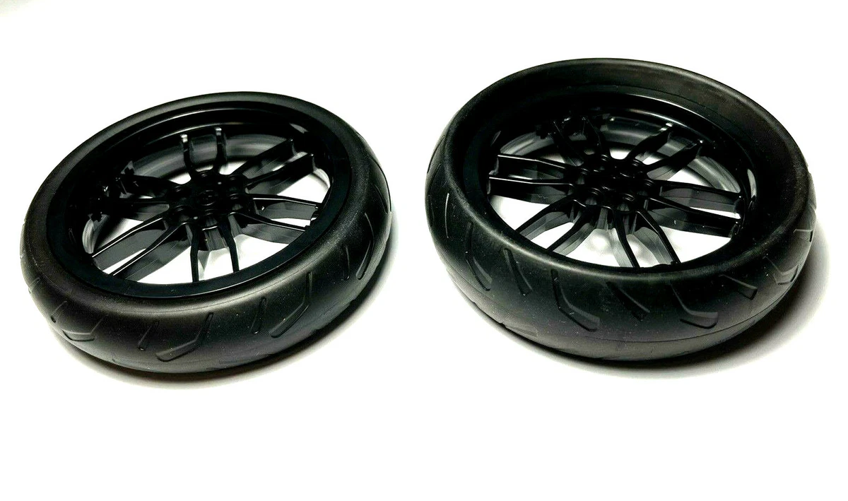 LEGO Motorcycle wheels 88517 with tyres 67140 width 22mm 88516 width 27mm NEW