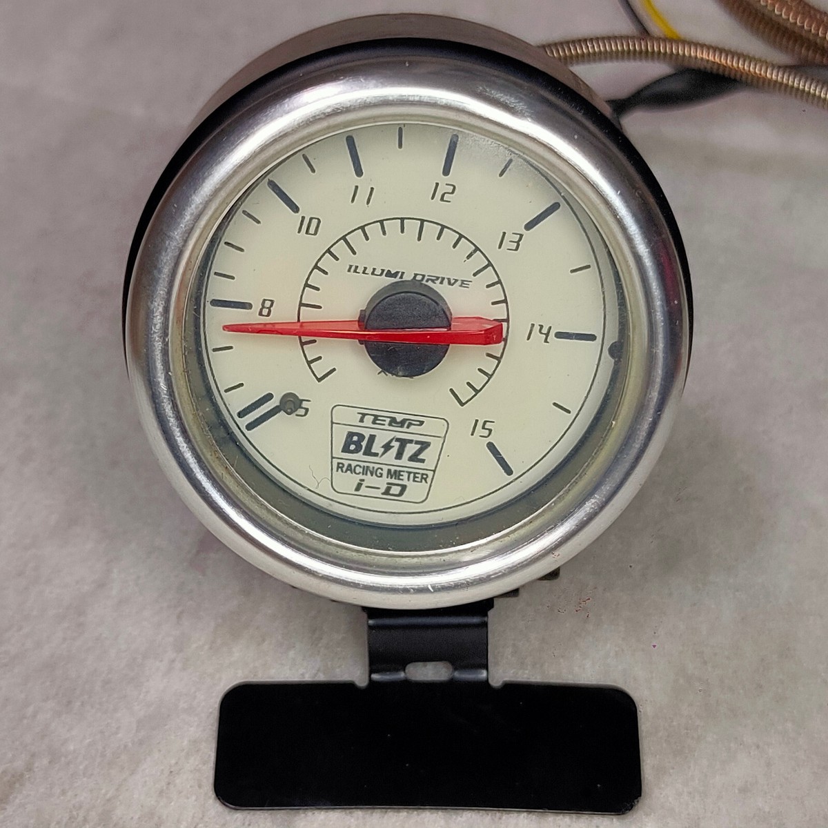Blitz 60mm Water Oil Temperature Gauge Racing Meter i-D Blitz 60mm Water Oil Temperature Gauge Racing Meter i-D