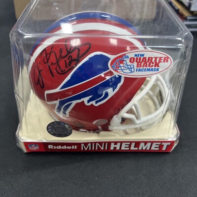 Bills Hall of Famer JIM KELLY Signed Mini Helmet AUTO - 5 x Pro