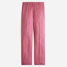 NWT 148 J.Crew Women's sz 16 Ingrid Pants Gramercy Twill Faded Raspberry Drapey