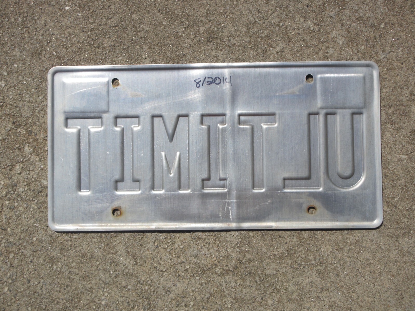 Arkansas ULTIMIT Vanity License Plate ARK AR Ultimate Best Achievement