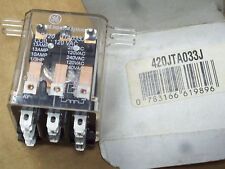 *NEW* GENERAL ELECTRIC GE RELAY CR420JTA033J 13 AMP 120 VAC COIL