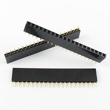 10Pcs 2.54mm Pitch 20 Pin Female Single Row Straight Header Strip PH: 8.5mm