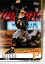 Nick Burdi RC 2019 Topps Series 1 Baseball Rookie Card #43 Pittsburgh Pirates