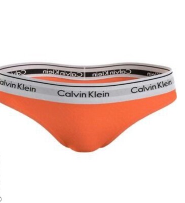 Calvin Klein String / Thong, orange / carrot, verschiedene Größen,  NEU & OVP