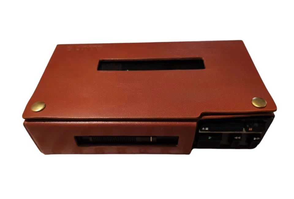 Funda de cuero personalizada para SONY WM-D6C -MARRÓN Foto 4 de 4