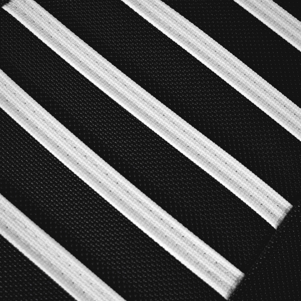 Cubierta de asiento con pinza Yamaha Big Wheel 200 1985-1988 todo negro/blanco costilla #397 logotipo Foto 4 de 4