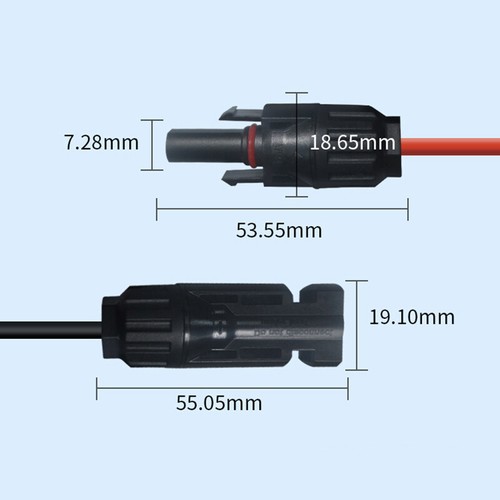 12awg car cigarette lighter female socket to Solar panel plug connector cable - Picture 3 of 5