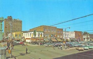 Goldsboro Nc Storefronts Business Section Wayne Movie Theatre Old Cars Postcard Ebay