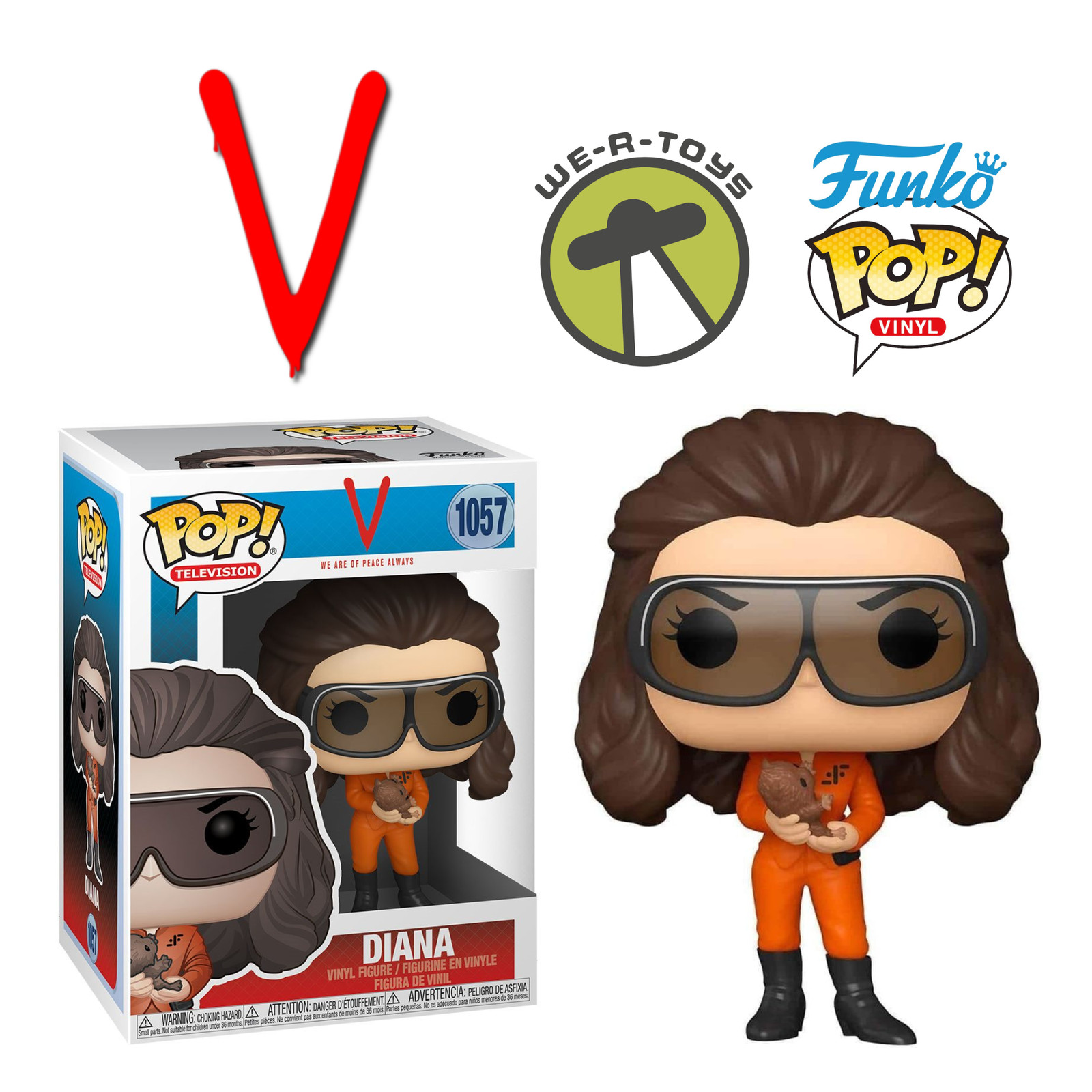 Funko Pop! Television 1057 V Television Show Diana Vinyl Figure 2020