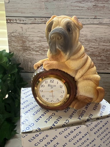 Neu im Karton Ricco JP Shar-Pei Welpenuhr funktioniert mit neuer Batterie. LESEN