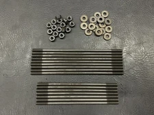 AirCooled Engine 8mm Chromoly Single Port Head Stud Kit W/ Washers & Nuts