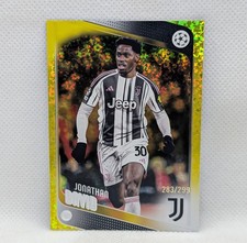 2025-26 Topps Uefa Club Competitions Jonathan David Yellow /299