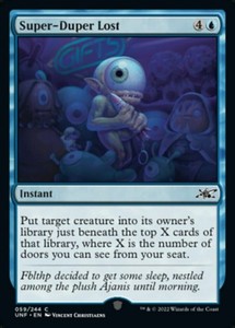 Super-Duper Lost Foil 059/244 Unfinity