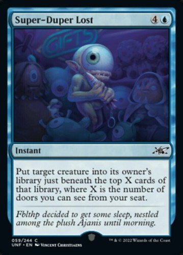 Super-Duper Lost Foil 059/244 Unfinity