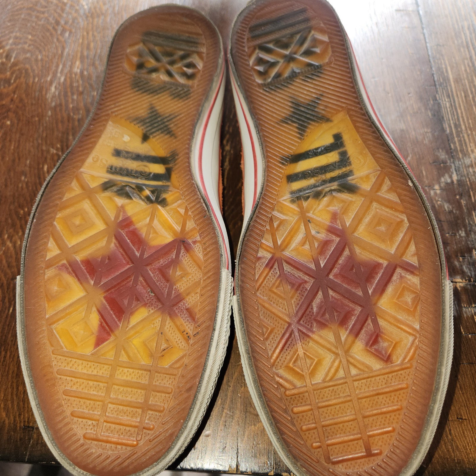 Converse Chuck Taylor Orange Suede Slip On Sneakers Mens 9.5 Womens 11.5 thumbnail 11