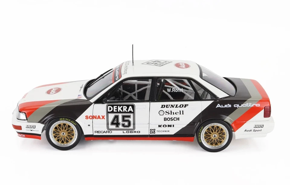 MODELLINO AUTO STATICO DIECAST WERK83 AUDI QUATTRO DTM 1990 ROHRL SCALA 1/18 - Immagine 3 di 4