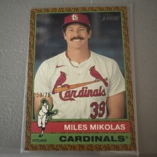 MILES MIKOLAS 2025 TOPPS HERITAGE BASEBALL 1976 BORDER #59/76 #426